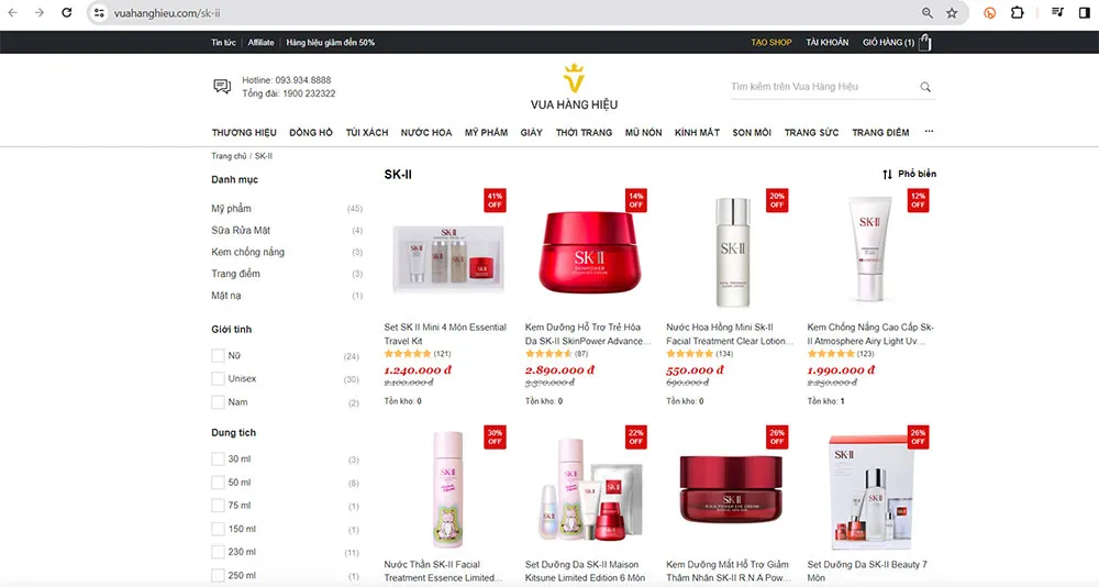 Mua mỹ phẩm SKII ở đâu Hà Nội? 5 địa chỉ bán mỹ phẩm chất lượng