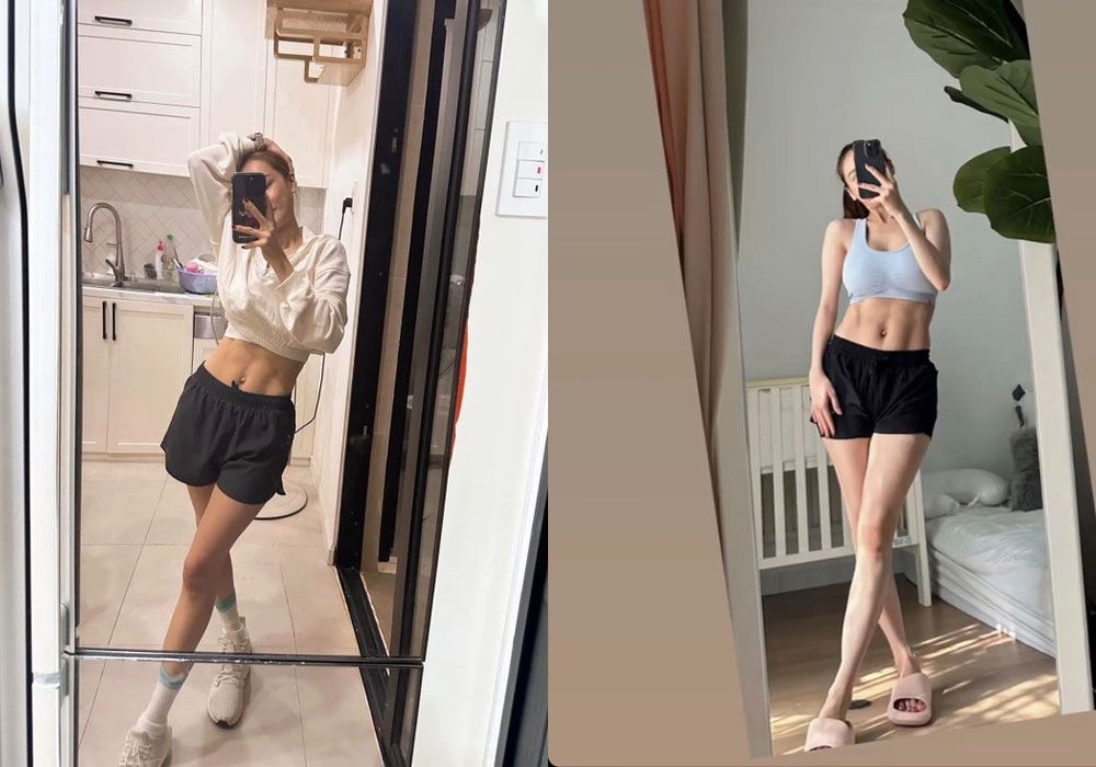 Nhã Phương khoe cơ bụng săn chắc chỉ với 3 bài tập sau sinh - 1