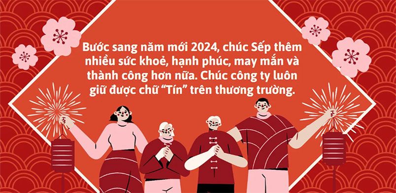 Tổng hợp 70+ những câu chúc Tết Sếp hay, ngắn gọn 2025