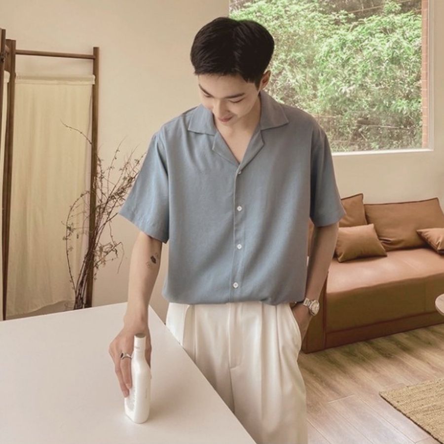 Gợi ý 6 cách phối đồ với áo sơ mi nam cổ vest sành điệu