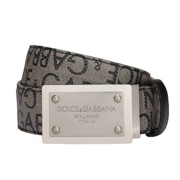 Thắt Lưng Nam Dolce & Gabbana D&G Coated Jacquard Belt With Logo Tag BC4824 Màu Phối Màu Size 85 - Thắt lưng - Vua Hàng Hiệu