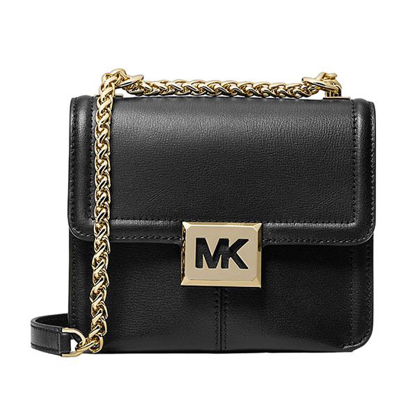 Túi Đeo Chéo Michael Kors MK Sonia Small Square Shoulder Crossbody In Black Màu Đen - Túi xách - Vua Hàng Hiệu