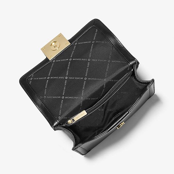 Túi Đeo Chéo Michael Kors MK Sonia Small Square Shoulder Crossbody In Black Màu Đen - Túi xách - Vua Hàng Hiệu