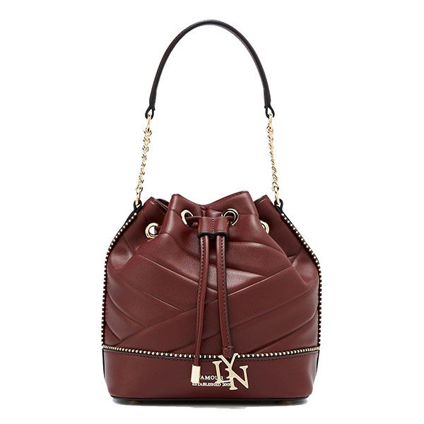 Túi Đeo Chéo Nữ Lyn Mova Bucket Bags LL23FBF251 Màu Đỏ - Túi xách - Vua Hàng Hiệu