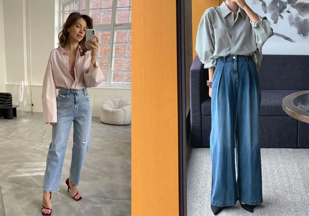 4 cách kết hợp áo sơ mi với quần jeans giúp bạn mặc đẹp