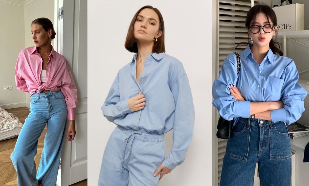 4 cách kết hợp áo sơ mi với quần jeans giúp bạn mặc đẹp