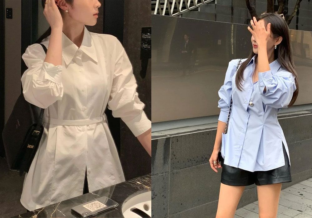 5 kiểu áo sơ mi điệu đà được hội Blogger Hàn lăng xê nhiệt tình