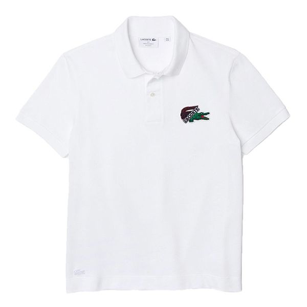 Áo Polo Nam Lacoste Organic Cotton Piqué Polo Shirt PH1369 Màu Trắng Size M - Thời trang - Vua Hàng Hiệu