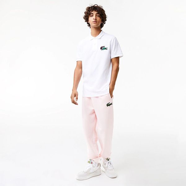 Áo Polo Nam Lacoste Organic Cotton Piqué Polo Shirt PH1369 Màu Trắng Size M - Thời trang - Vua Hàng Hiệu