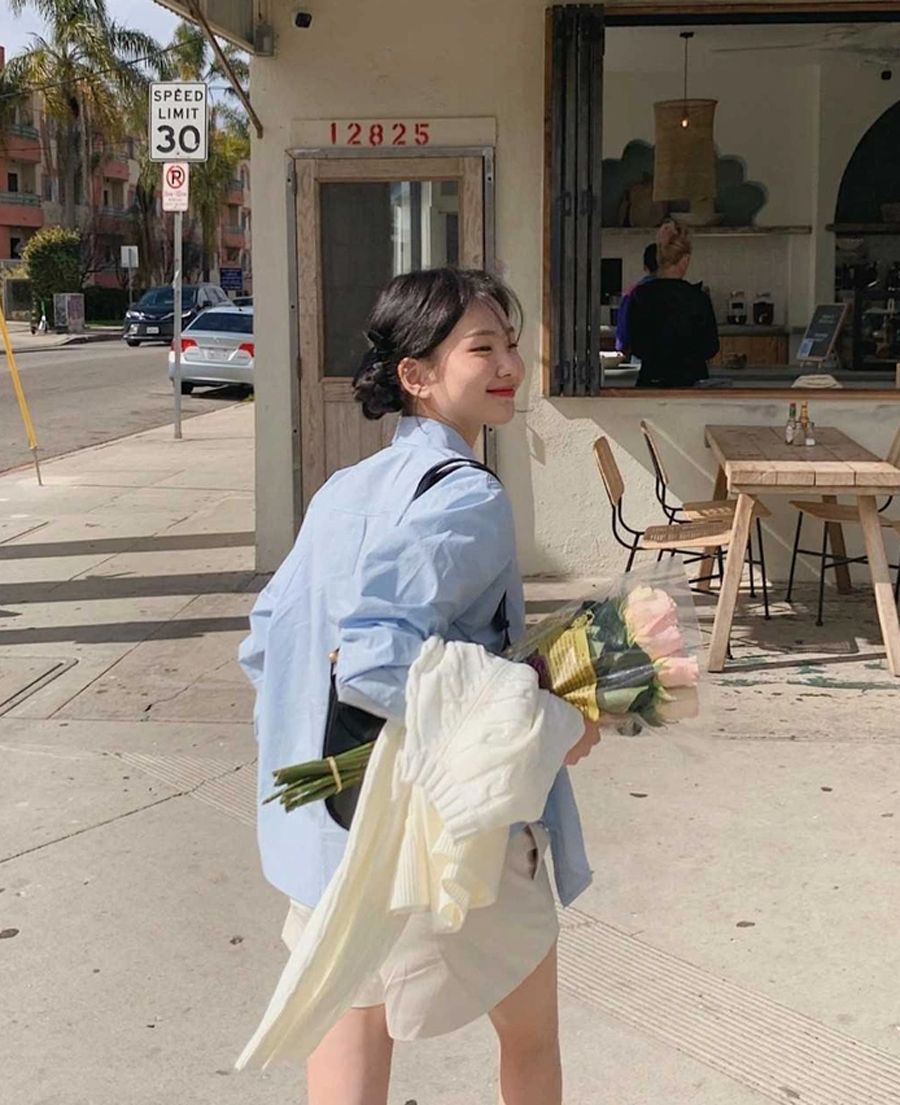 Áo sơ mi màu pastel 