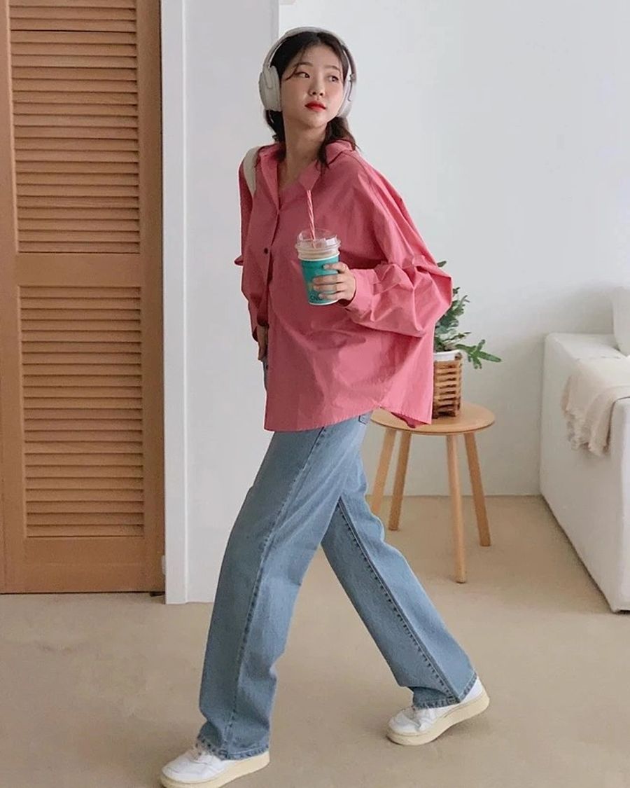 Áo sơ mi màu pastel 