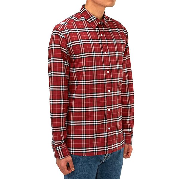 Áo Sơ Mi Nam Burberry Check George Men’s Shirt 8011398 Màu Đỏ Size M - Thời trang - Vua Hàng Hiệu