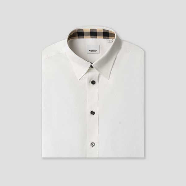 Áo Sơ Mi Nam Burberry White Shirt 8066768 Màu Trắng Size S - Thời trang - Vua Hàng Hiệu