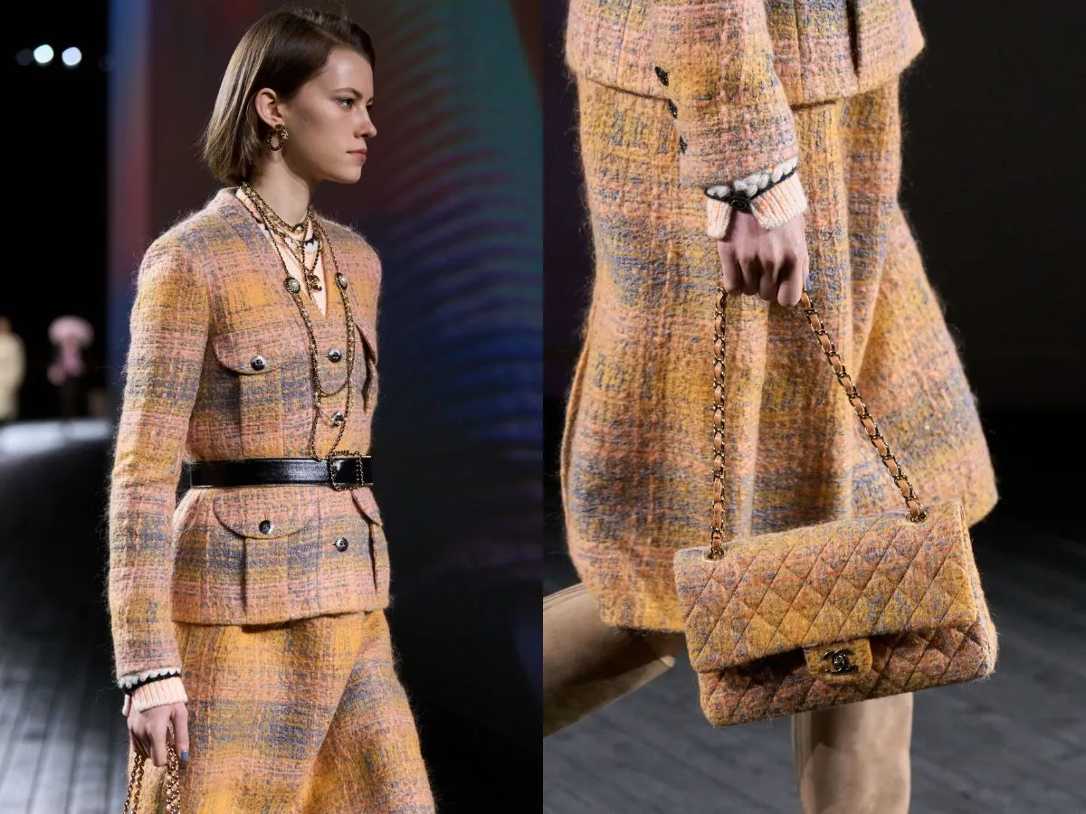 BST Chanel Thu Đông 2025 lấy cảm hứng từ hoàng hôn trên biển Deauville - 4