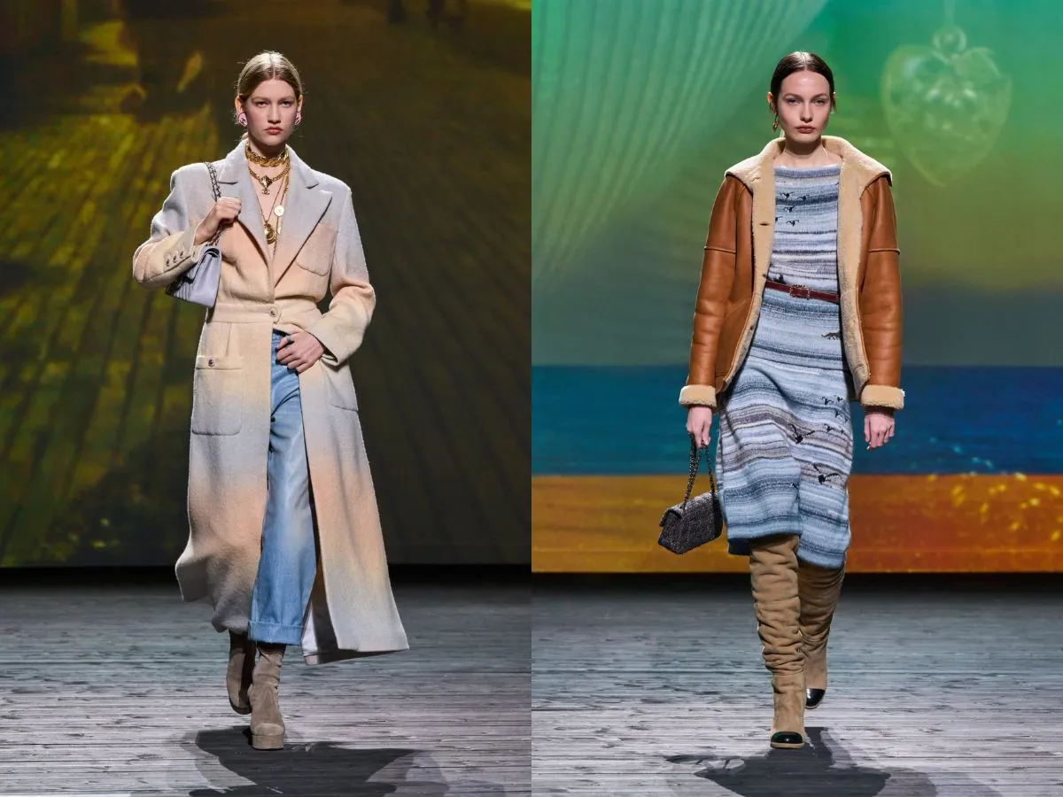 BST Chanel Thu Đông 2025 lấy cảm hứng từ hoàng hôn trên biển Deauville - 5