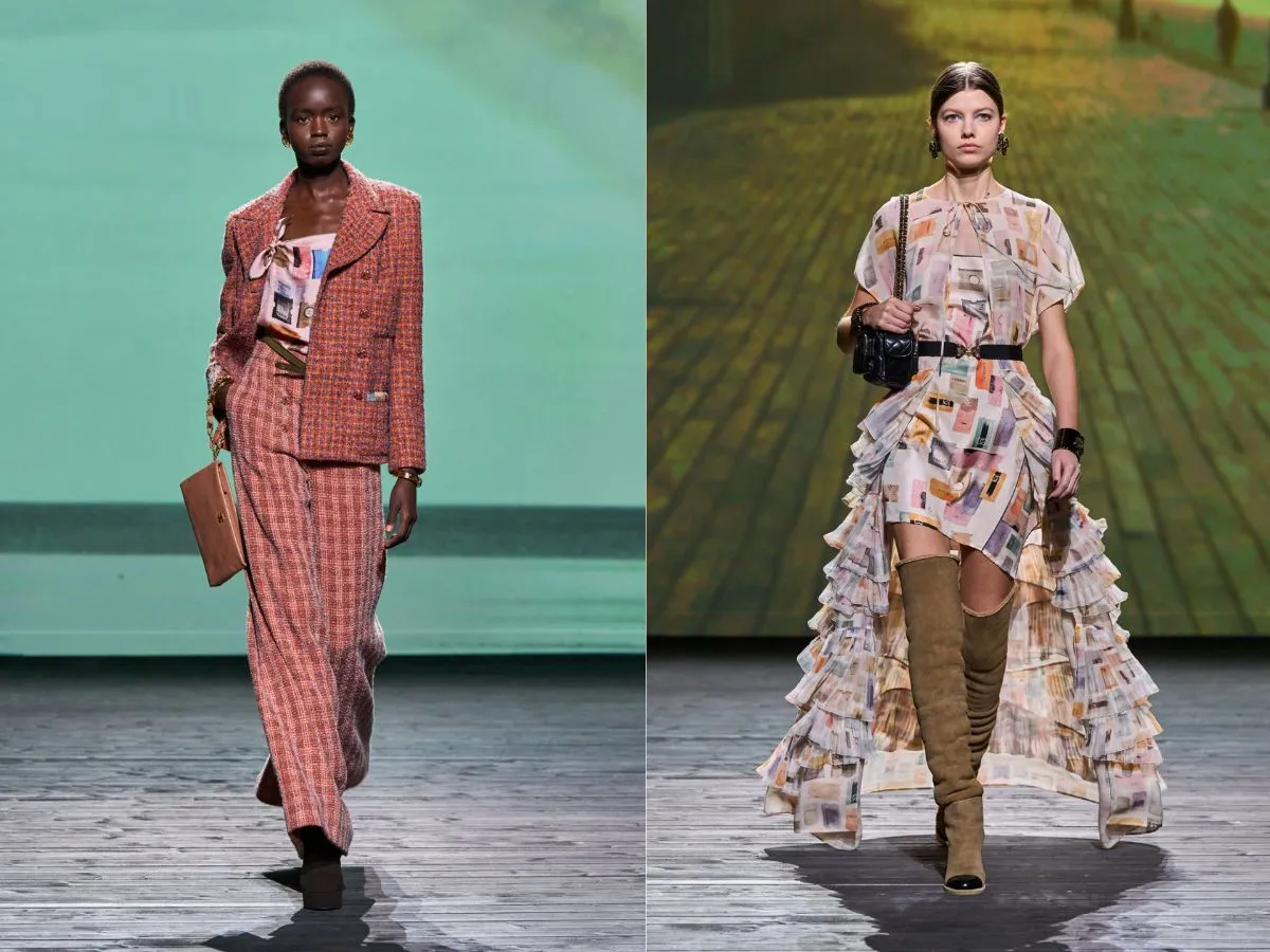 BST Chanel Thu Đông 2025 lấy cảm hứng từ hoàng hôn trên biển Deauville - 6