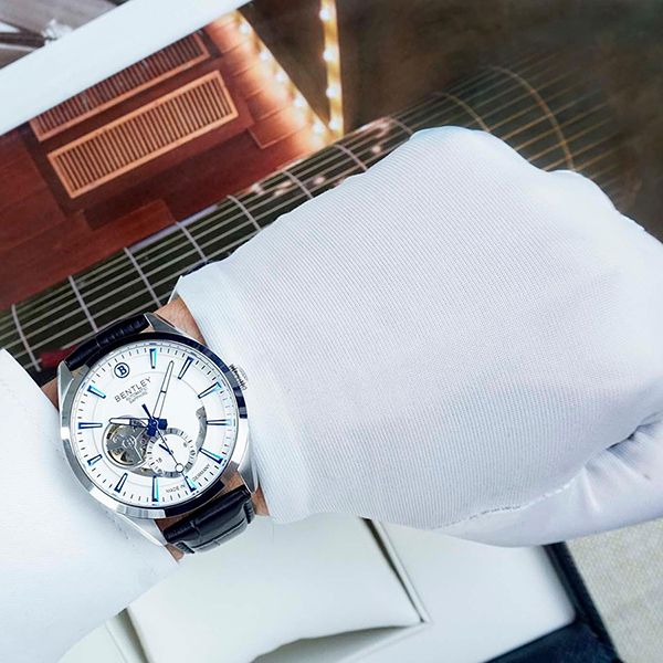 Đồng Hồ Nam Bentley BL1831-25MWWB-AMS-GL-T Màu Trắng Đen - Đồng hồ - Vua Hàng Hiệu