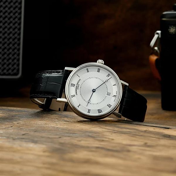 Đồng Hồ Nam Frederique Constant Slimline FC-306MC4S36 Màu Trắng Đen - Đồng hồ - Vua Hàng Hiệu