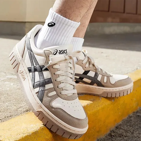 Giày Thể Thao Asics Court MZ Retro Thick-Soled Sneakers 1203A127-700 Màu Kem Size 36 - Giày - Vua Hàng Hiệu