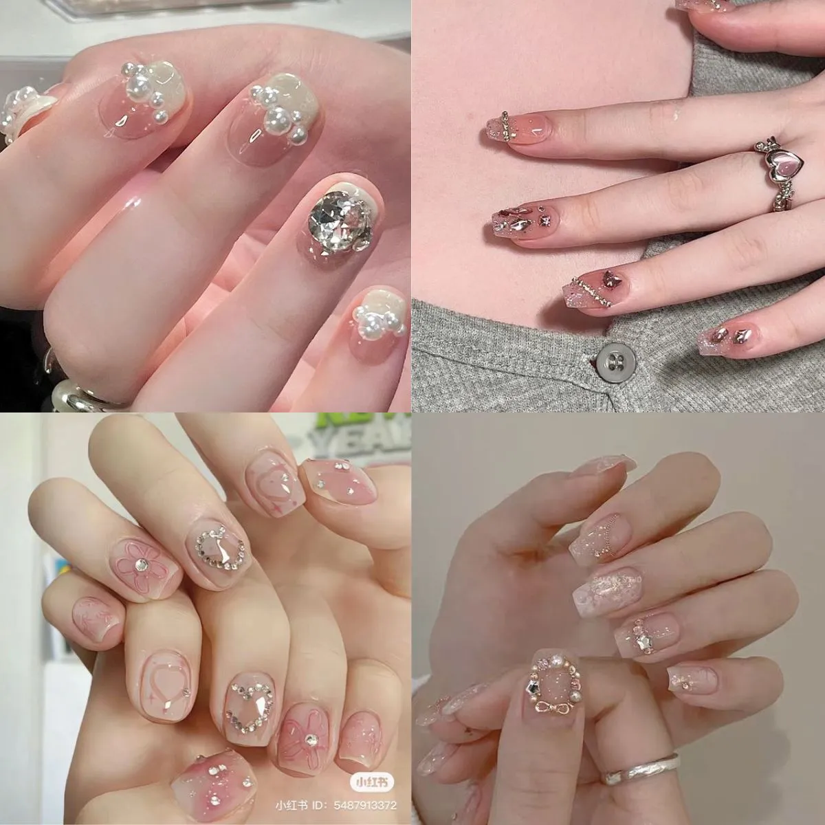 100+ mẫu nail hồng đẹp nhẹ nhàng, tự nhiên ngọt ngào