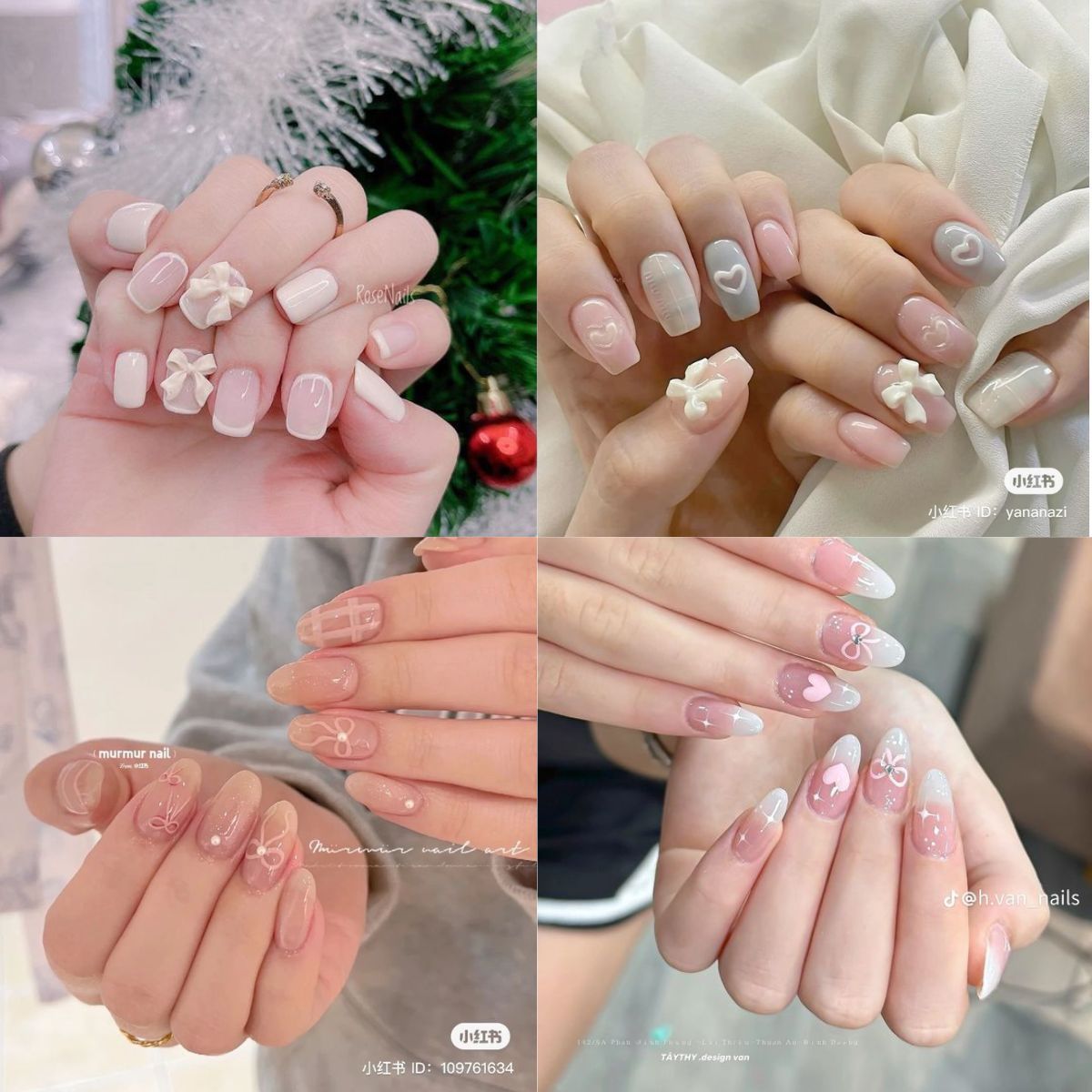 100+ mẫu nail hồng đẹp nhẹ nhàng, tự nhiên ngọt ngào
