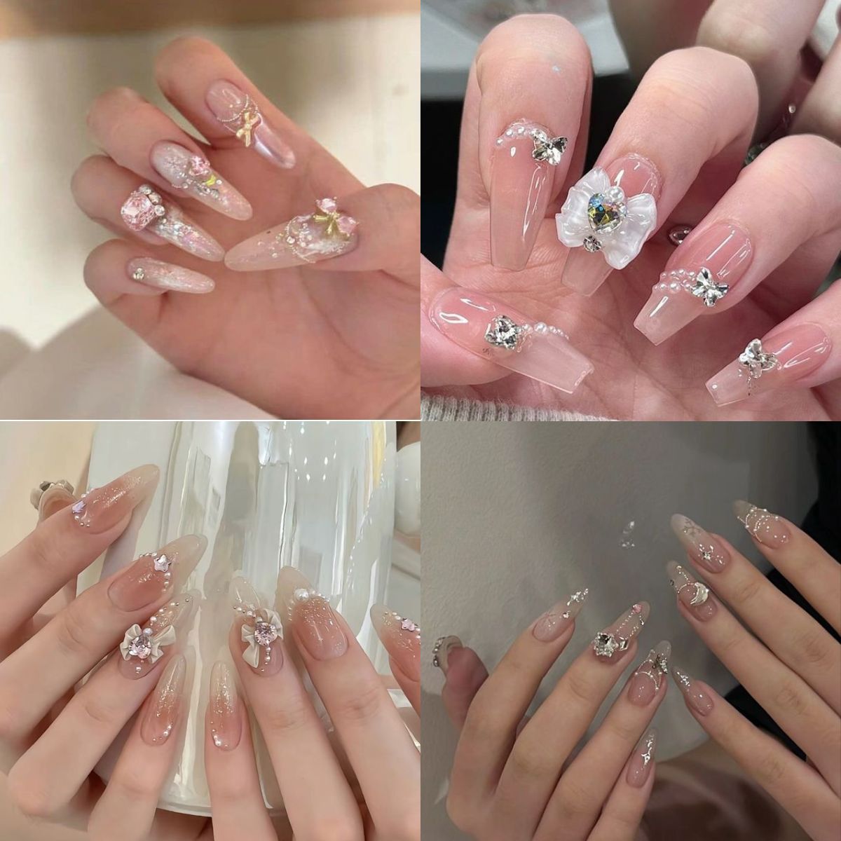 100+ mẫu nail hồng đẹp nhẹ nhàng, tự nhiên ngọt ngào