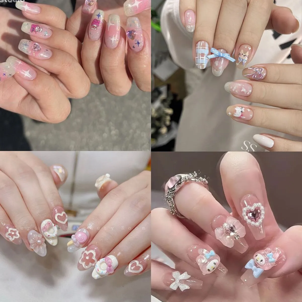 100+ mẫu nail hồng đẹp nhẹ nhàng, tự nhiên ngọt ngào