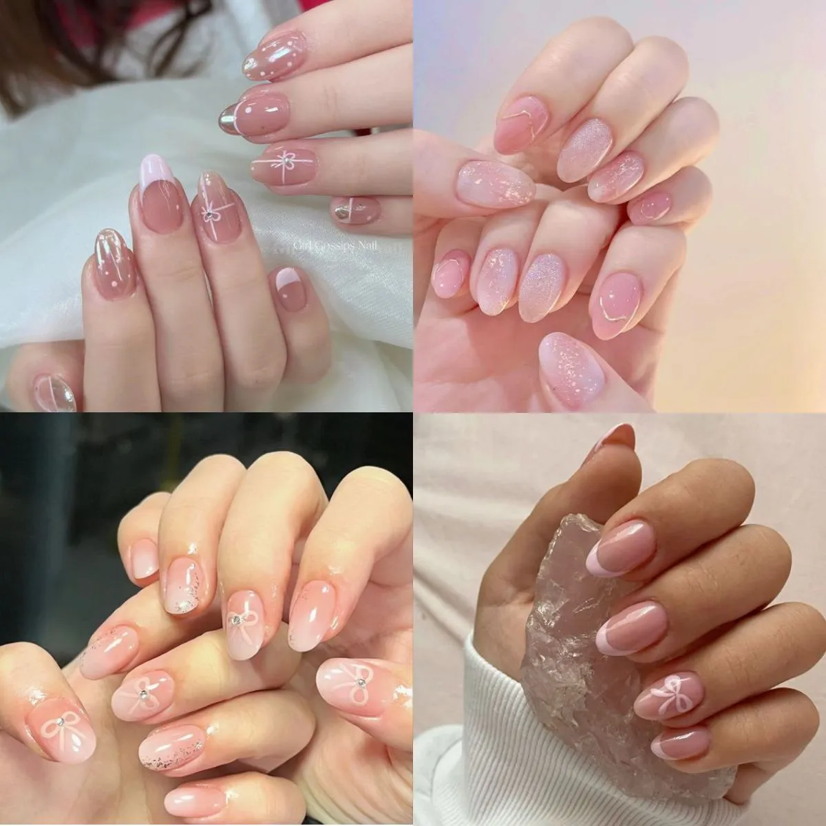 100+ mẫu nail hồng đẹp nhẹ nhàng, tự nhiên ngọt ngào