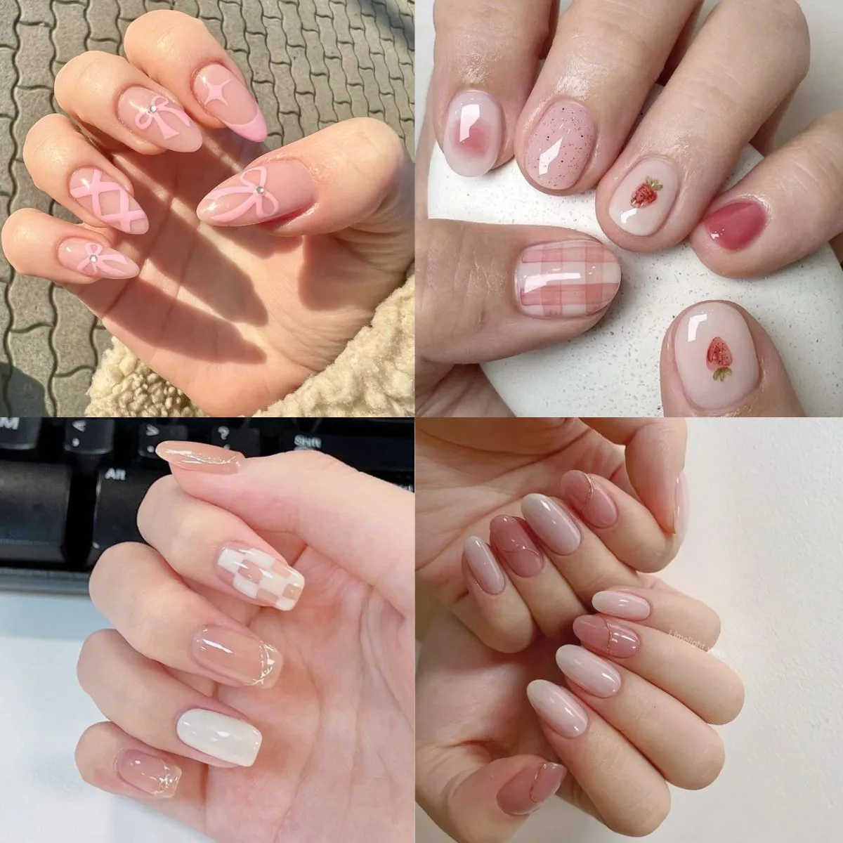 100+ mẫu nail hồng đẹp nhẹ nhàng, tự nhiên ngọt ngào
