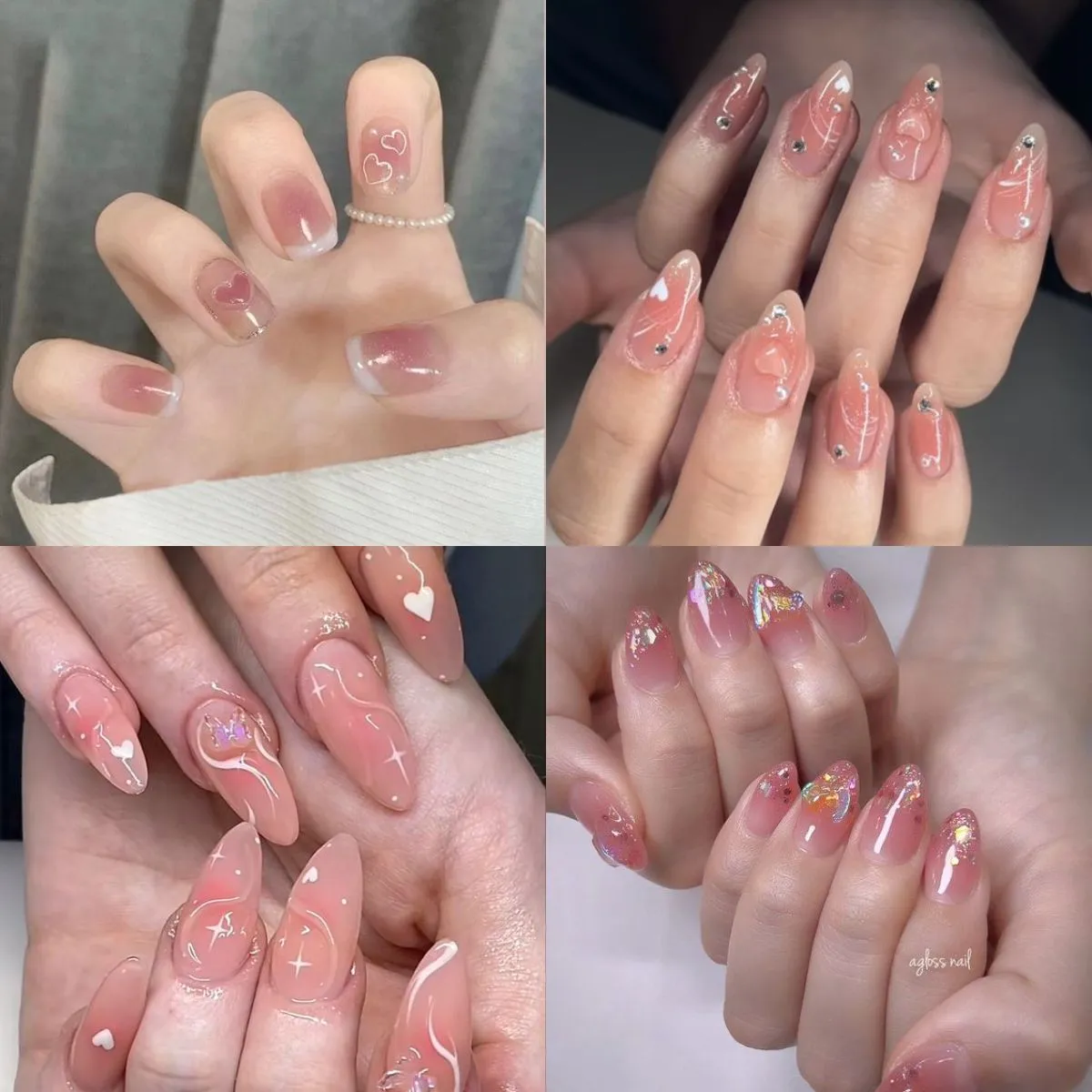 100+ mẫu nail hồng đẹp nhẹ nhàng, tự nhiên ngọt ngào