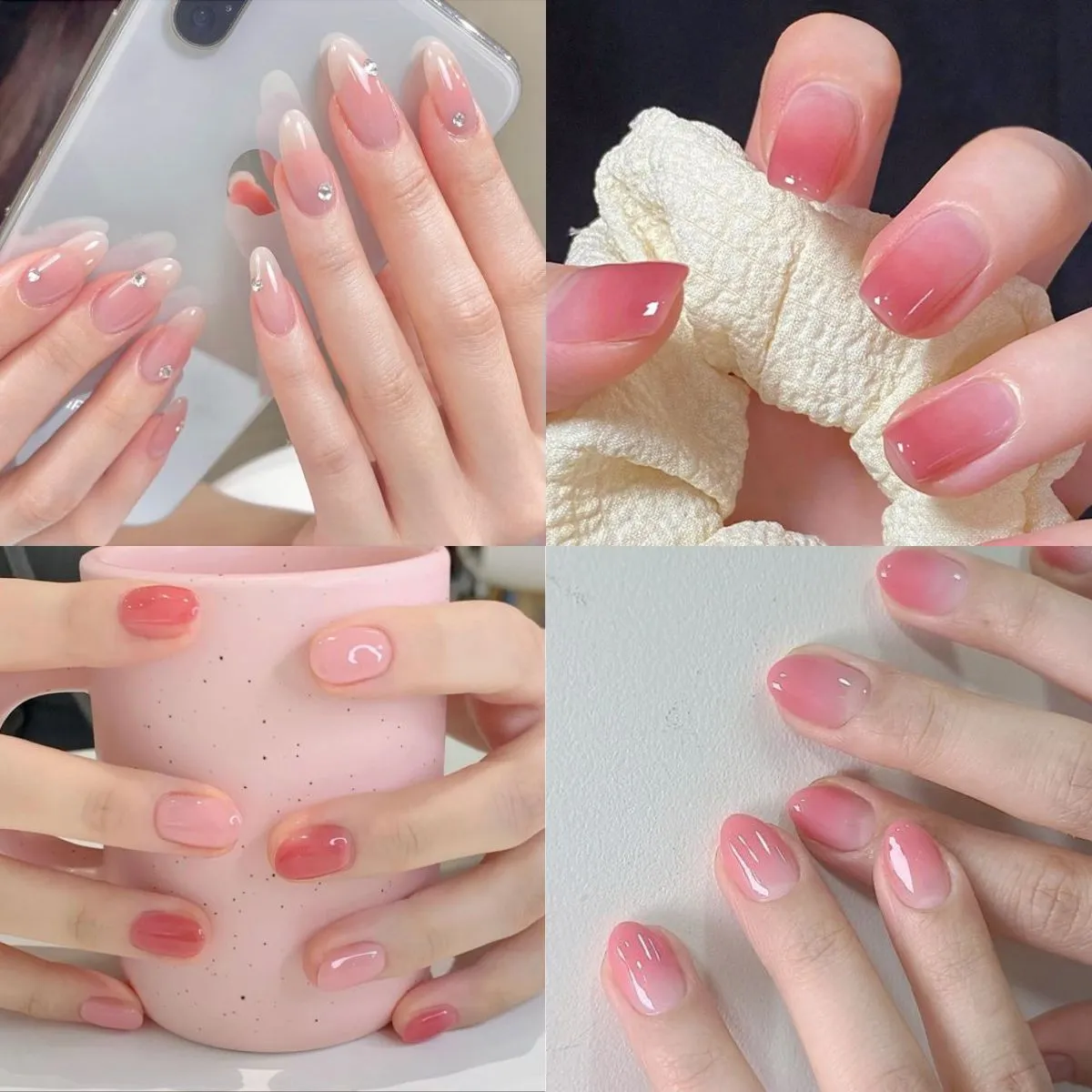 100+ mẫu nail hồng đẹp nhẹ nhàng, tự nhiên ngọt ngào