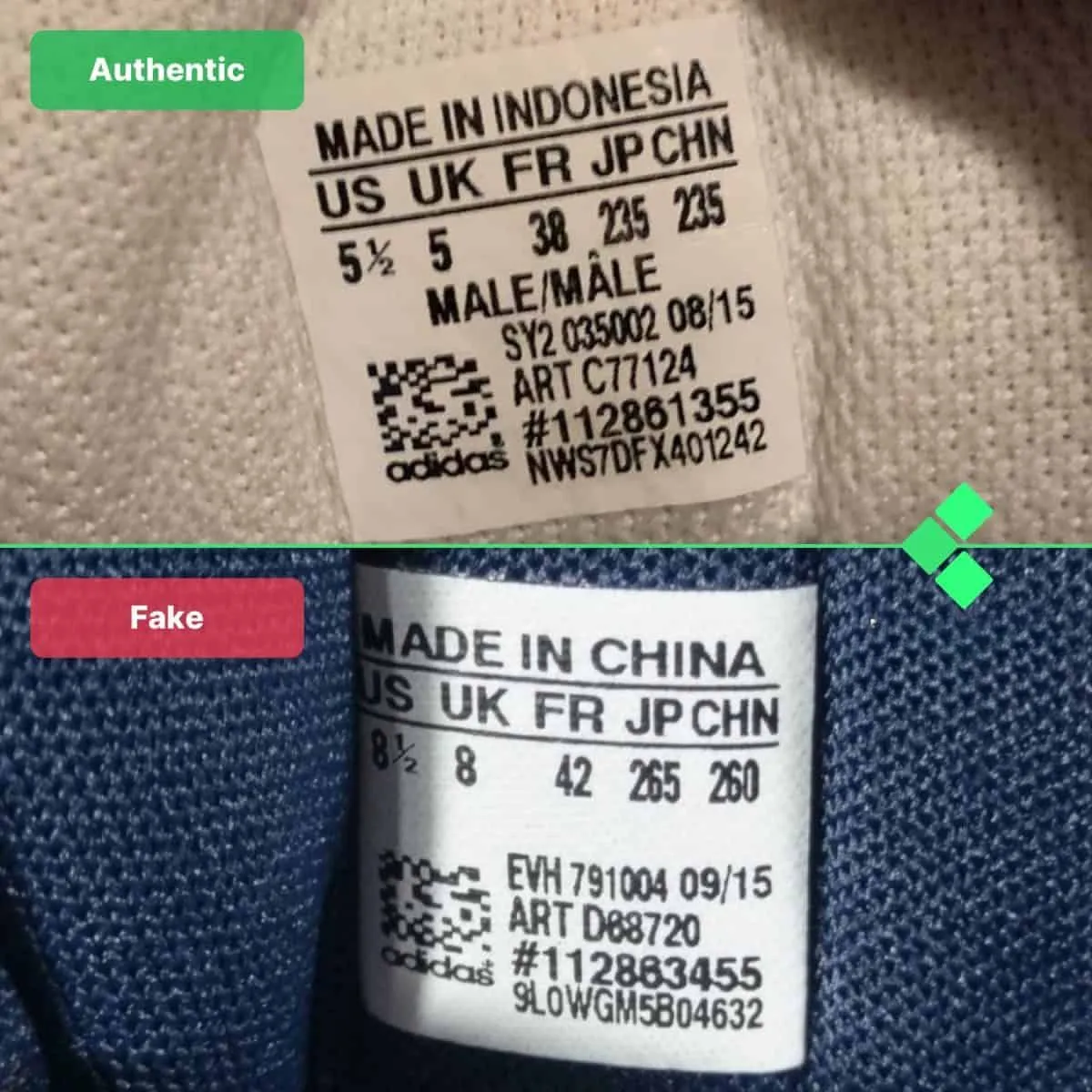 Cách phân biệt giày Adidas Samba thật giả check legit cực chuẩn