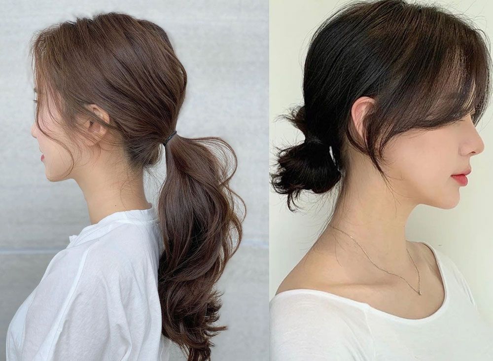 Tóc mái dài nên tạo kiểu gì để thăng hạng nhan sắc?