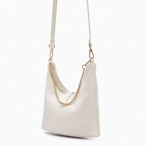 Túi Đeo Vai Nữ Lyn Hype S Shoulder Bags LL23FBF171 Màu Trắng - Túi xách - Vua Hàng Hiệu
