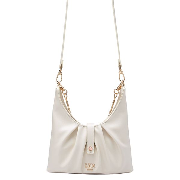 Túi Đeo Vai Nữ Lyn Hype S Shoulder Bags LL23FBF171 Màu Trắng - Túi xách - Vua Hàng Hiệu