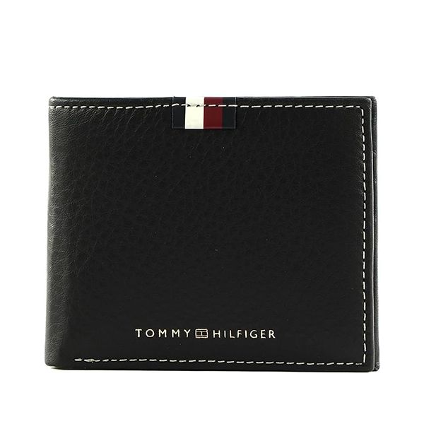 Ví Nam Tommy Hilfiger Wallet AM0AM11600_NEBDS Màu Đen - Túi xách - Vua Hàng Hiệu
