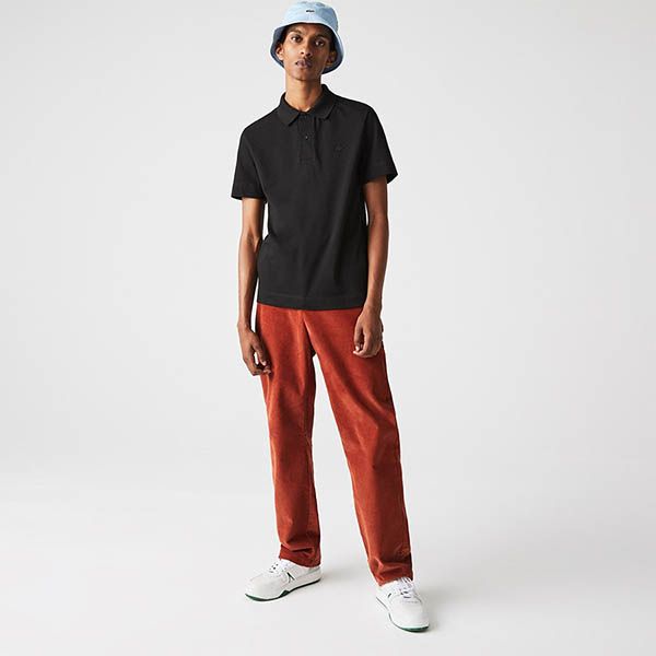 Áo Polo Nam Lacoste Light Breathable Piqué PH8281 031 Màu Đen Size 2 - Thời trang - Vua Hàng Hiệu