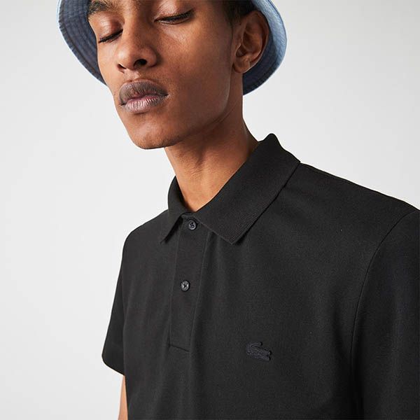 Áo Polo Nam Lacoste Light Breathable Piqué PH8281 031 Màu Đen Size 2 - Thời trang - Vua Hàng Hiệu