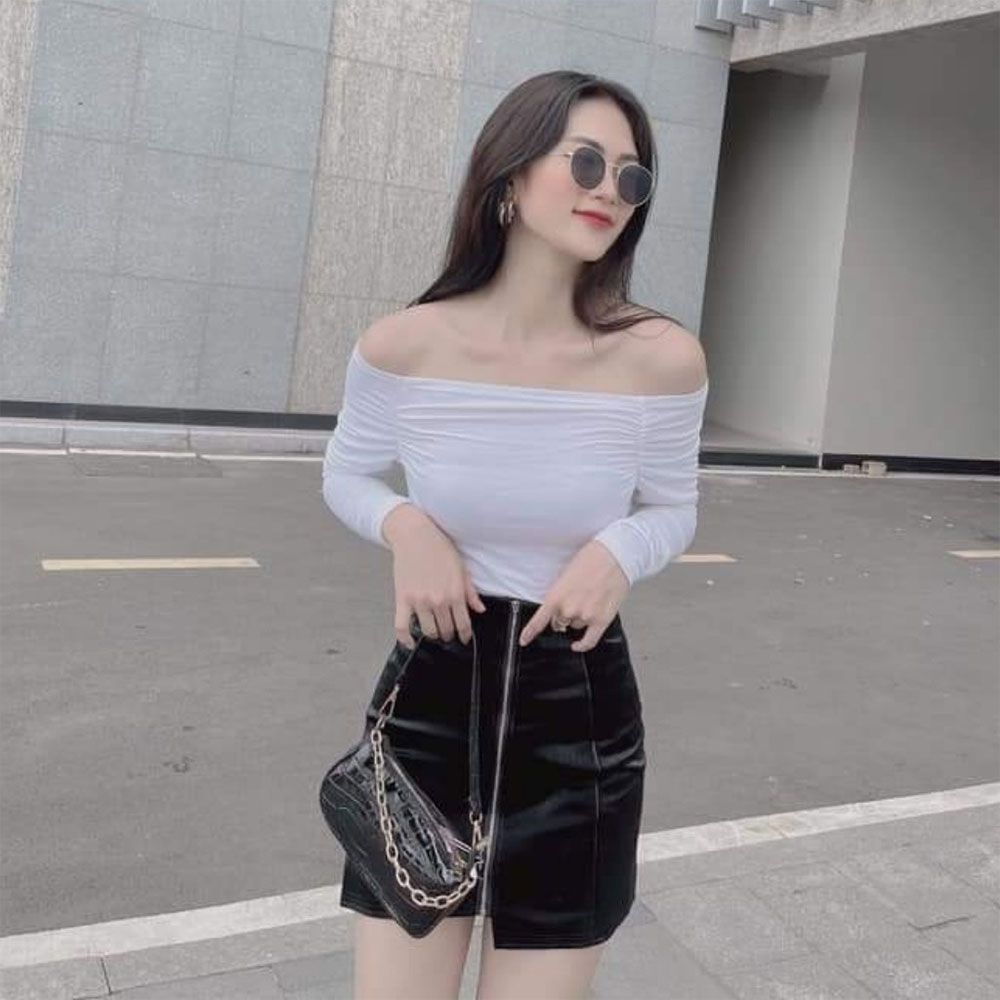 Áo trễ vai tay bồng mặc với gì đẹp? Gợi cách phối đồ xinh, tôn dáng