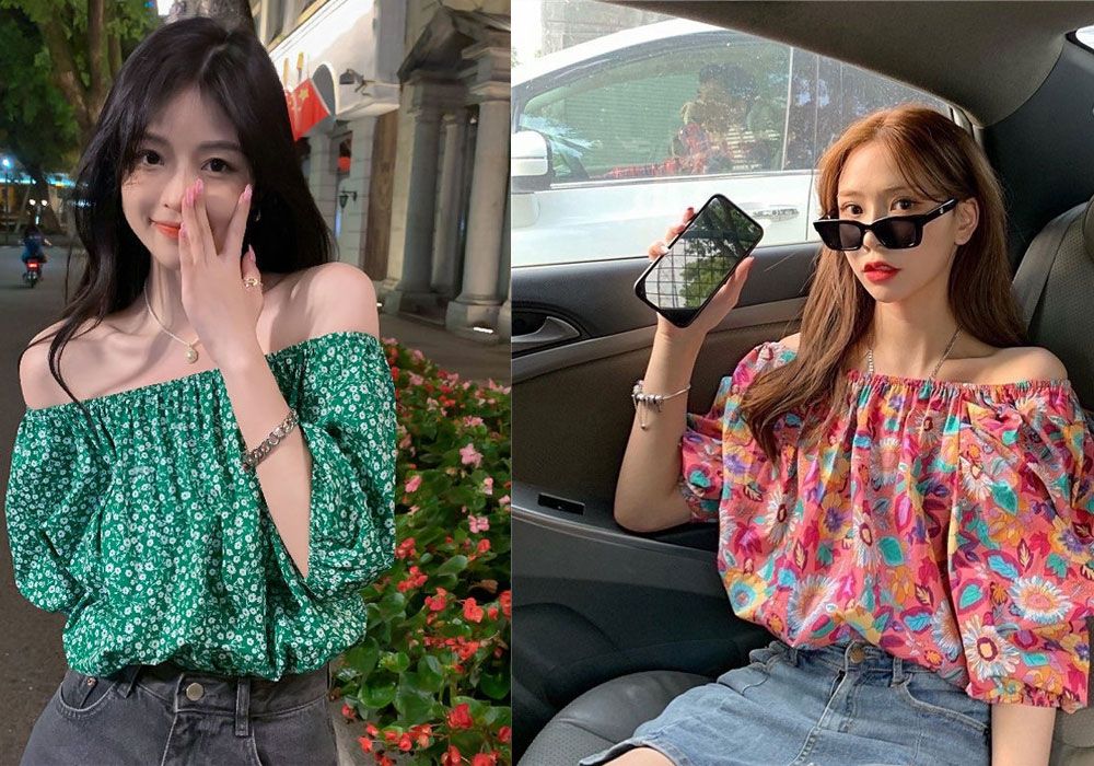 Áo trễ vai tay bồng mặc với gì đẹp? Gợi cách phối đồ xinh, tôn dáng