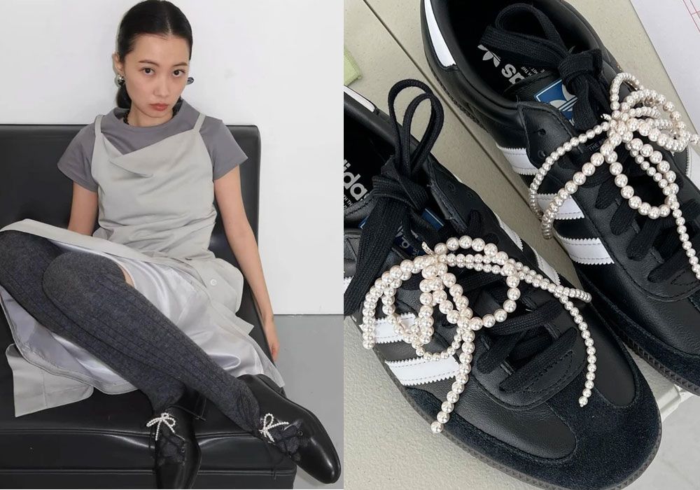 Bắt trend đính ngọc trai lên giày đang gây bão, F5 tủ giày không khó - 2