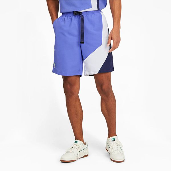 Bộ Quần Áo Cộc Tay Nam Puma Butter Goods Two Button Màu Xanh Xám Size XS - Thời trang - Vua Hàng Hiệu
