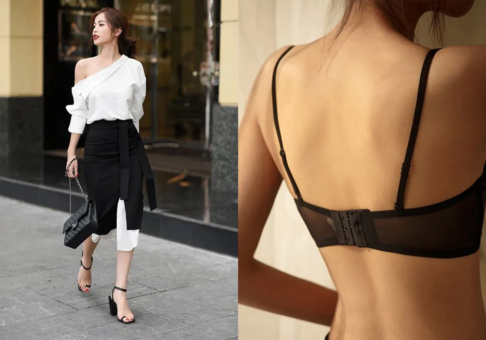 6 cách mặc áo lót không lộ dây, không bị tuột đơn giản, hiệu quả
