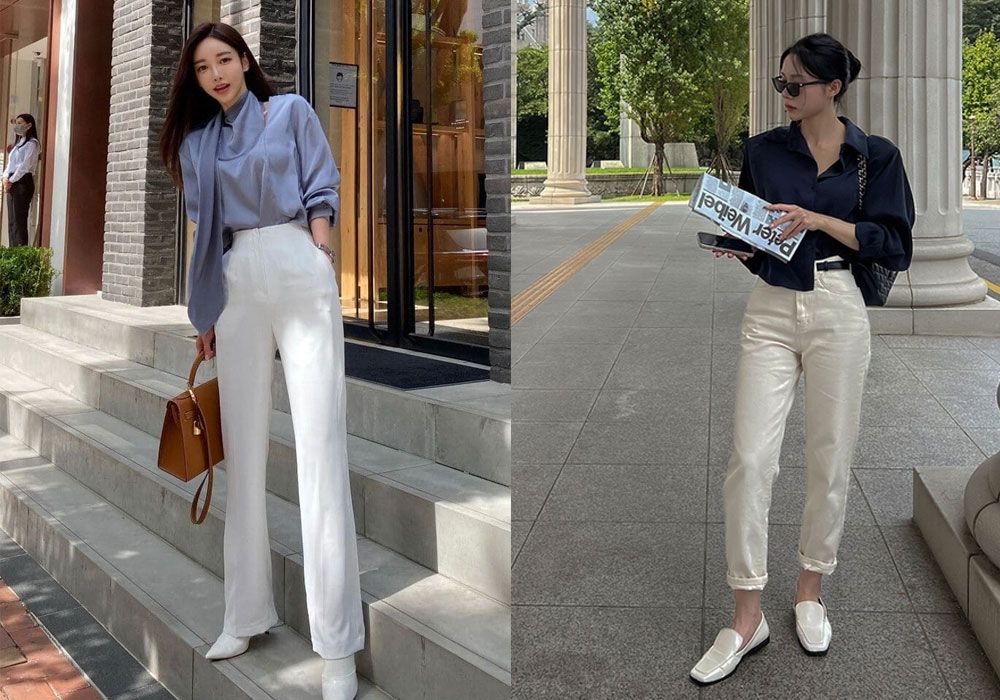 10 cách mặc quần trắng đẹp, sành điệu trong mọi hoàn cảnh