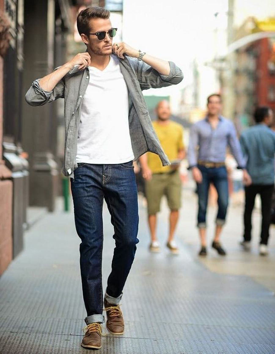10+ Cách phối đồ với áo sơ mi vải lanh trẻ trung và mát mẻ cho ngày hè