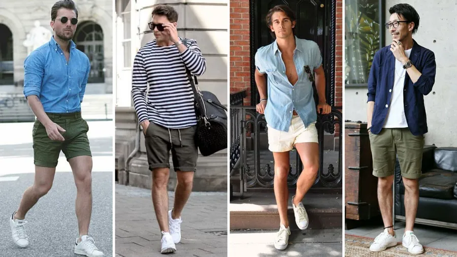 Bỏ túi 10 cách phối đồ với quần short kaki nam trẻ trung