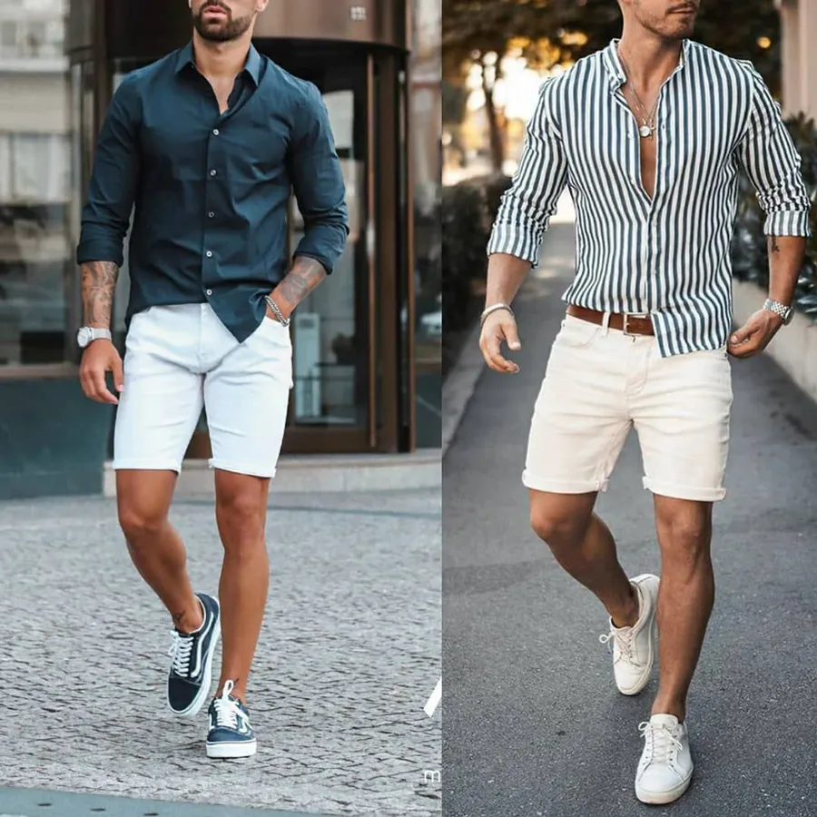 Bỏ túi 10 cách phối đồ với quần short kaki nam trẻ trung