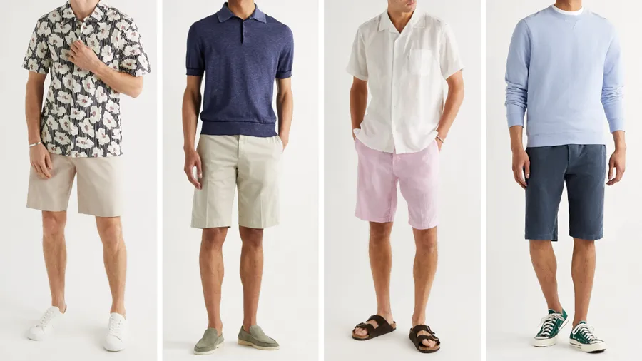 Bỏ túi 10 cách phối đồ với quần short kaki nam trẻ trung