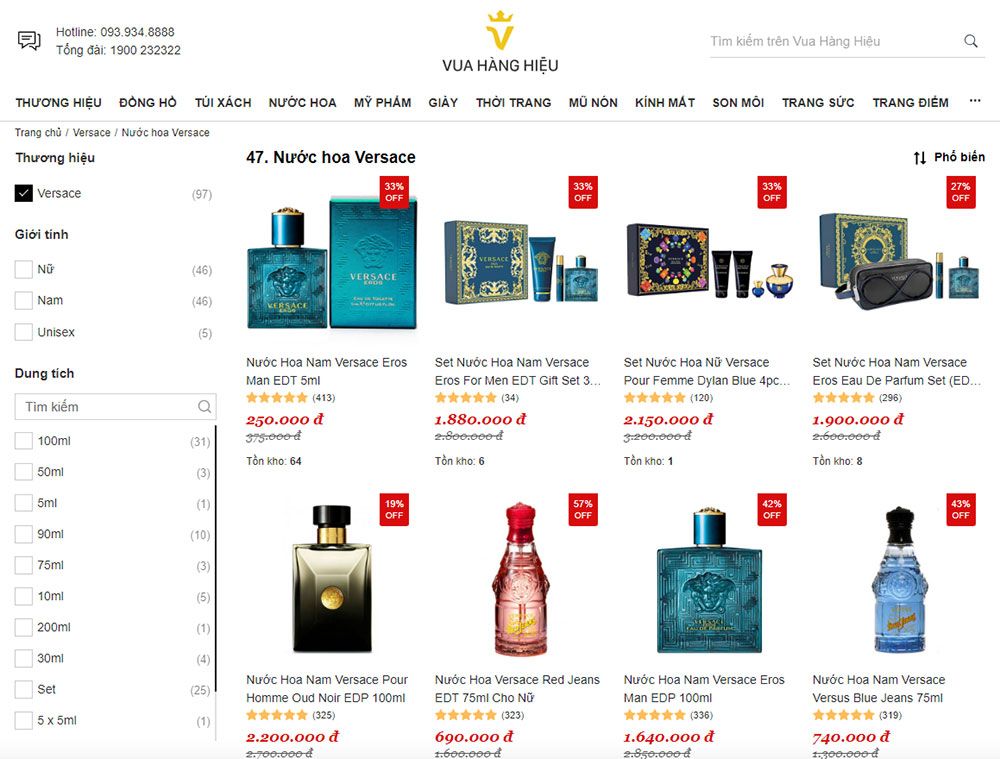 Top 7 địa chỉ mua nước hoa Versace chính hãng, uy tín nên mua  - 1