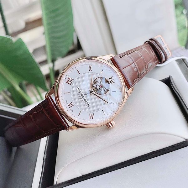 Đồng Hồ Nam Frederique Constant Open Heart FC-310MV5B4 Màu Nâu Vàng Hồng - Đồng hồ - Vua Hàng Hiệu